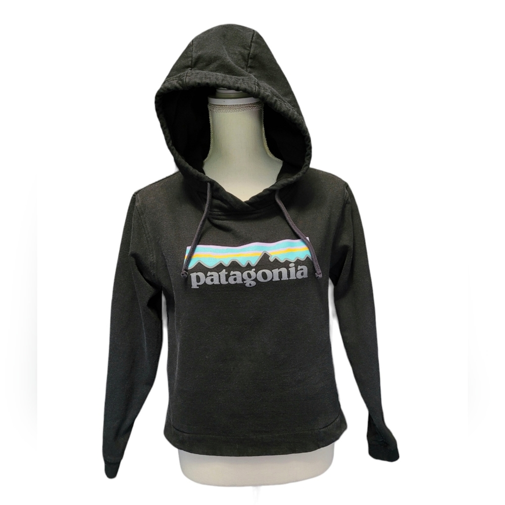 Patagonia Uprisal black hooded sweatshirt / hoodie